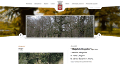 Desktop Screenshot of majatekrogalin.pl